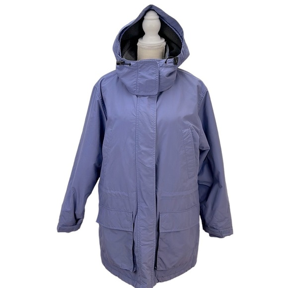 Lands End Polartec Air Core 200 Winter Coat Jacket Medium (10-12) Lavender - Picture 1 of 16